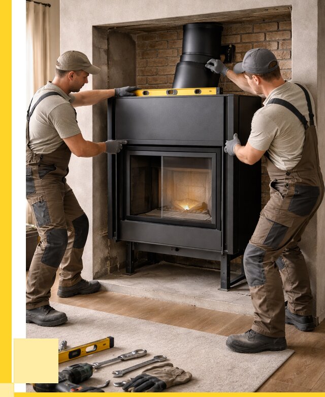 Установка каминных топок в Уфе под ключ от 18495 р. | ЭриданУфа