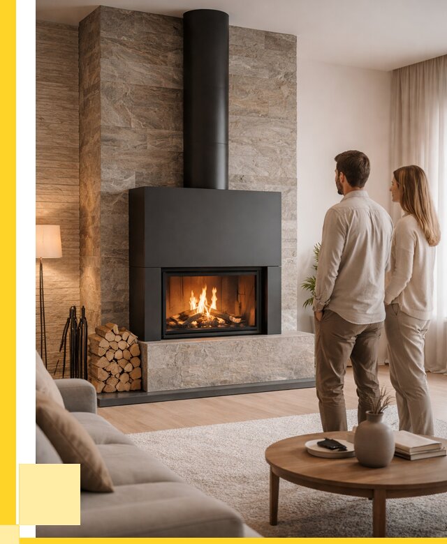 Закрытые камины под ключ в Уфе от 123300 р., ЭриданУфа