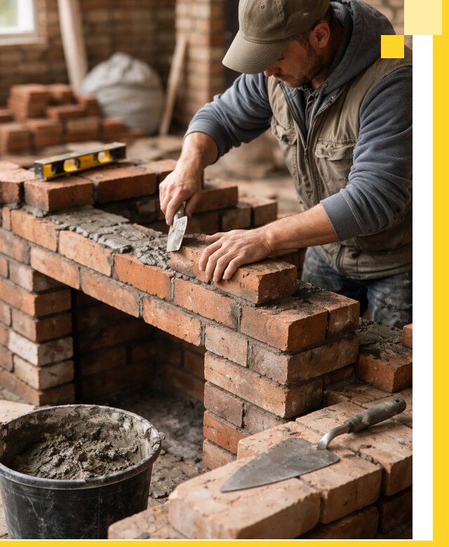 Кладка каминов под ключ в Уфе профессиональная отделка и монтаж