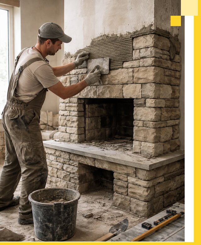 Строительство каминов под ключ в Уфе от проектирования до монтажа