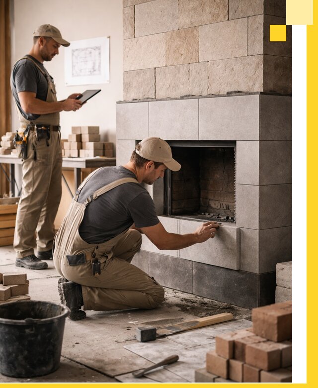 Индивидуальные проекты каминов и каминных систем в Уфе