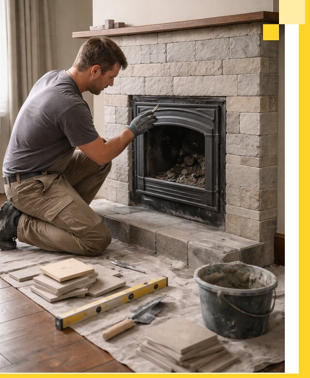 Профессиональный ремонт каминов в Уфе восстановление и сервис