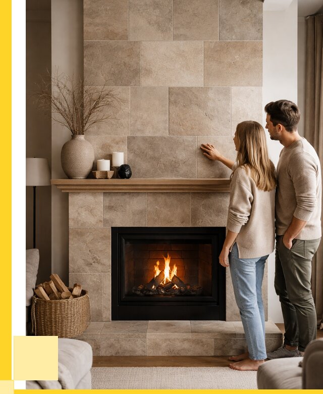 Облицовка каминов керамогранитом в Уфе от 4624 р. | ЭриданУфа