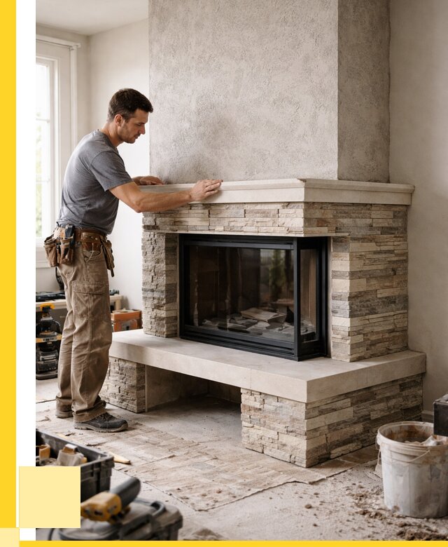 Изготовление каминов под ключ в Уфе от 154125 р. | ЭриданУфа