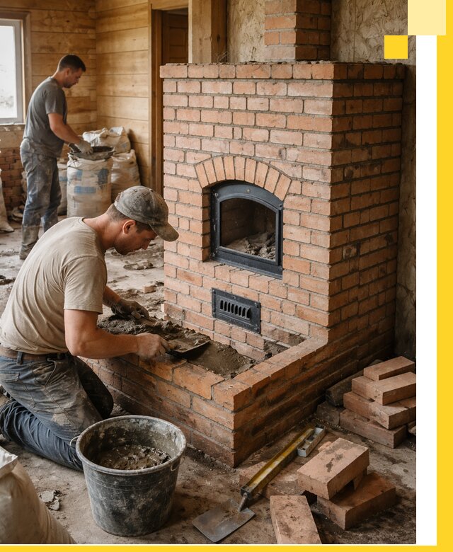 Профессиональное строительство печей в Уфе под ключ