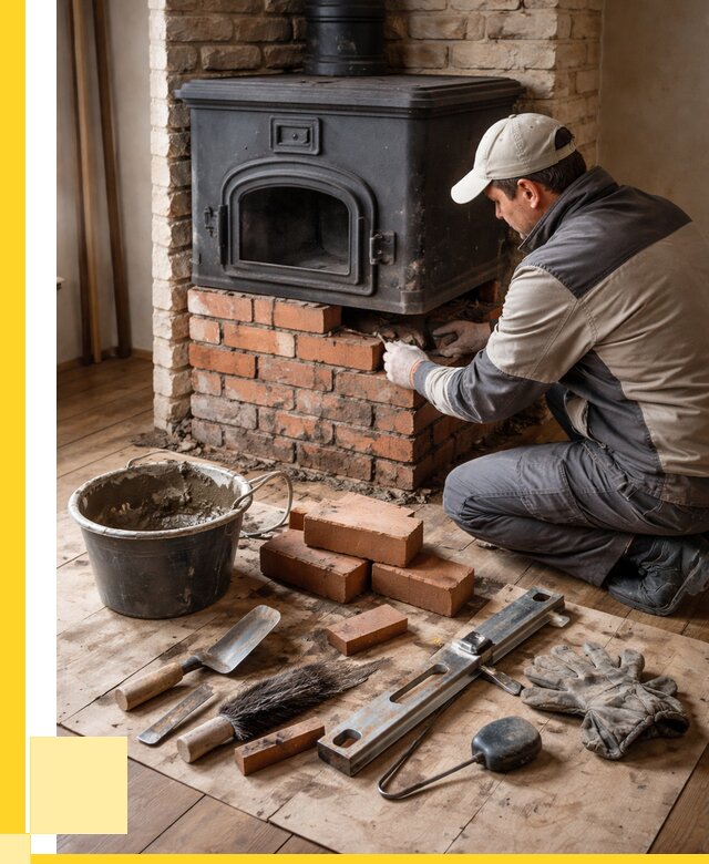Ремонт печей в Уфе от 12330 р., услуги печника ЭриданУфа