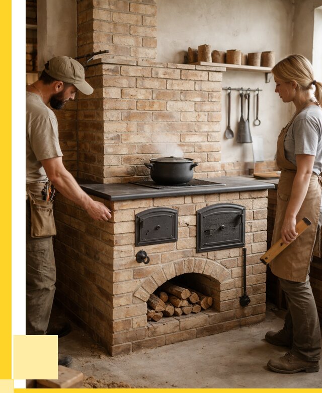 Варочно отопительные печи в Уфе от 92475 р. | ЭриданУфа