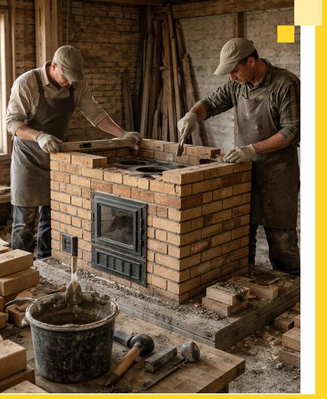 Изготовление и установка варочных печей под ключ в Уфе