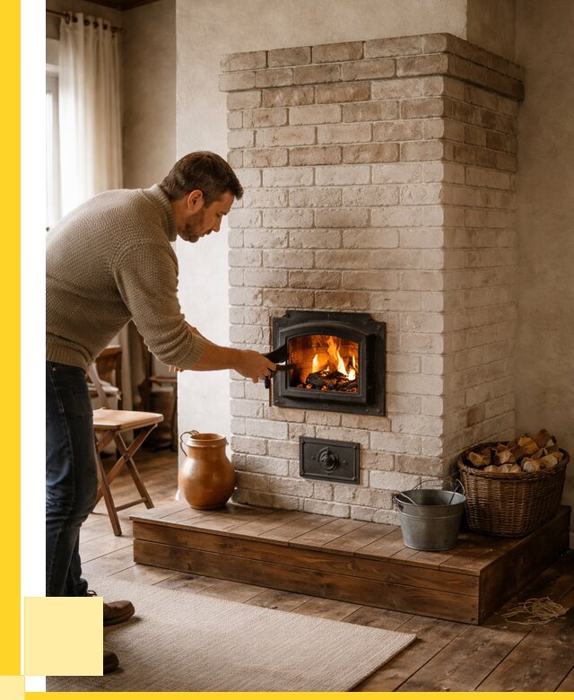 Печь голландка из кирпича в Уфе от 87338 р. | ЭриданУфа