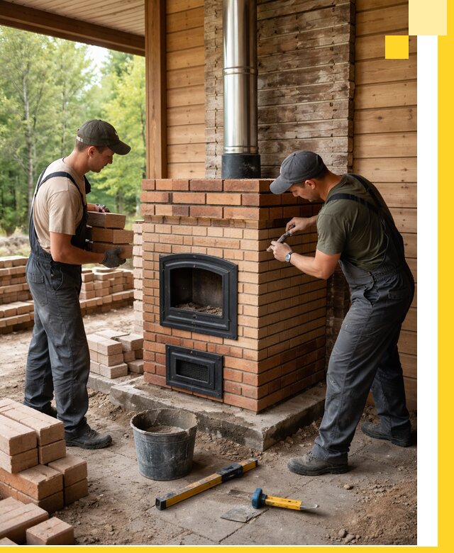 Производство и установка дачных печей под ключ в Уфе
