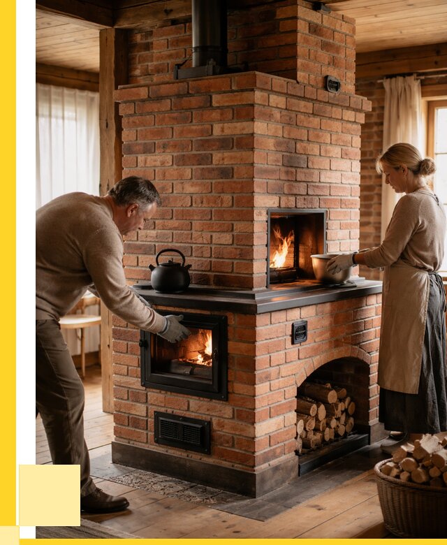 Печи для загородного дома под ключ в Уфе от 82200 р. | ЭриданУфа