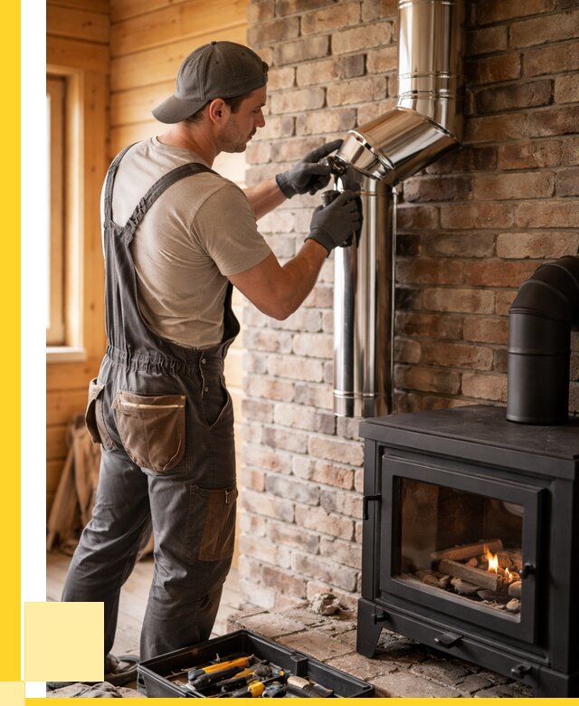 Монтаж дымоходов для печей в Уфе от 7706 р. | ЭриданУфа