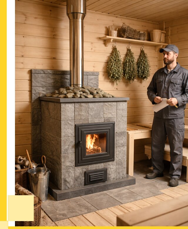 Печи для бани под ключ в Уфе от 123300 р. | ЭриданУфа