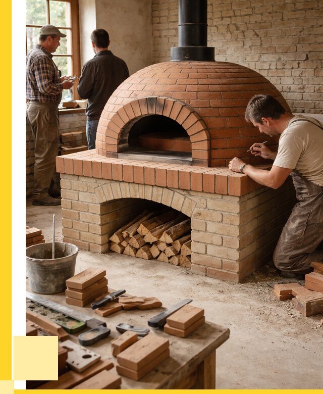 Помпейская печь дровяная для пиццы в Уфе | ЭриданУфа от 205500 р.