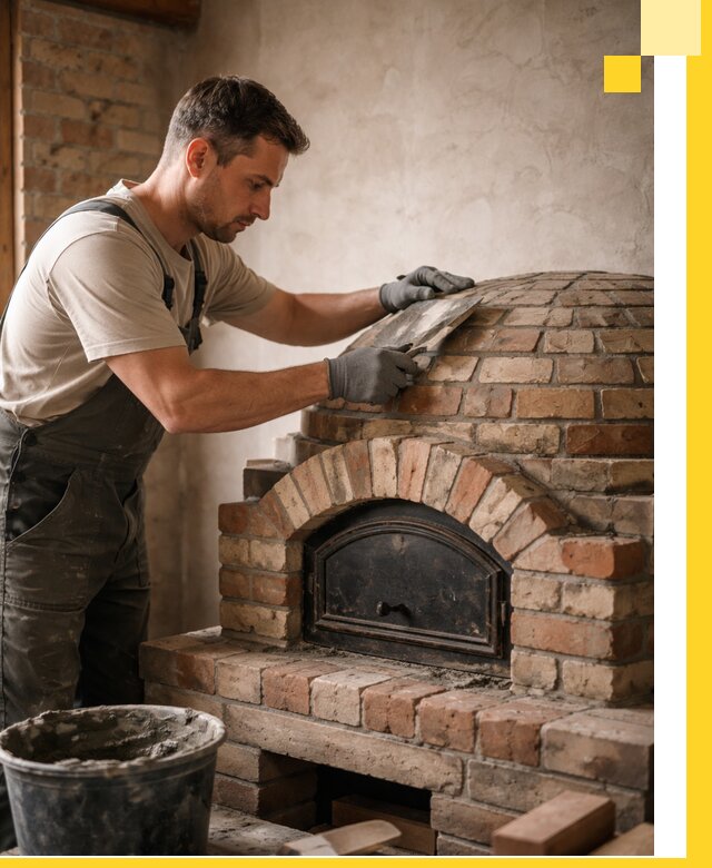 Изготовление и монтаж помпейских печей на заказ в Уфе