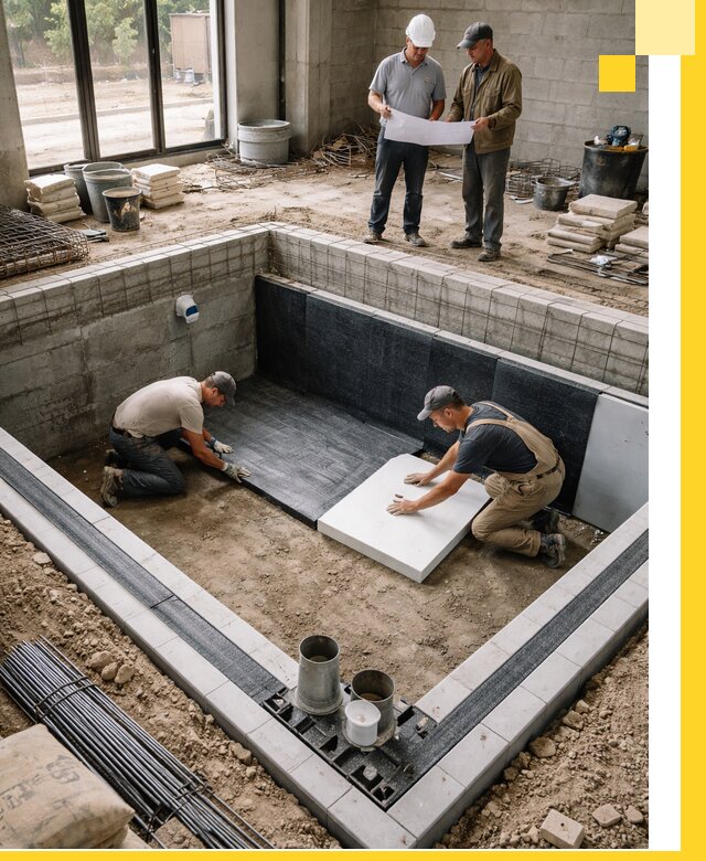 Проекты частных и общественных бассейнов под ключ в Уфе