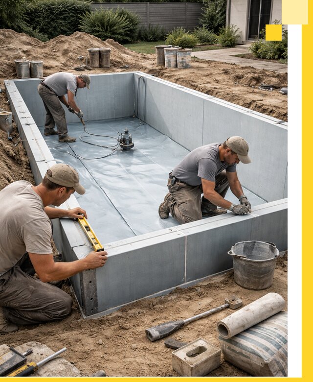 Профессиональный монтаж бассейнов под ключ в Уфе с гарантией