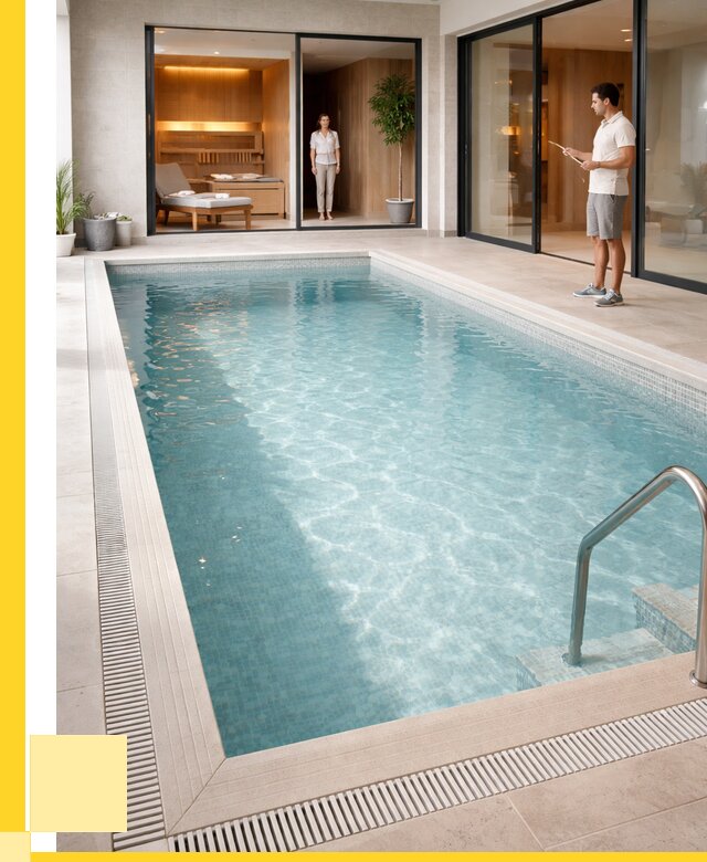 Отделка бассейна пленкой ПВХ в Уфе от 3596 р. - ЭриданУфа