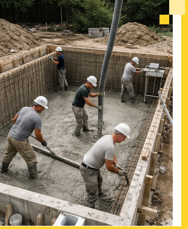 Строительство бетонных бассейнов под ключ в Уфе