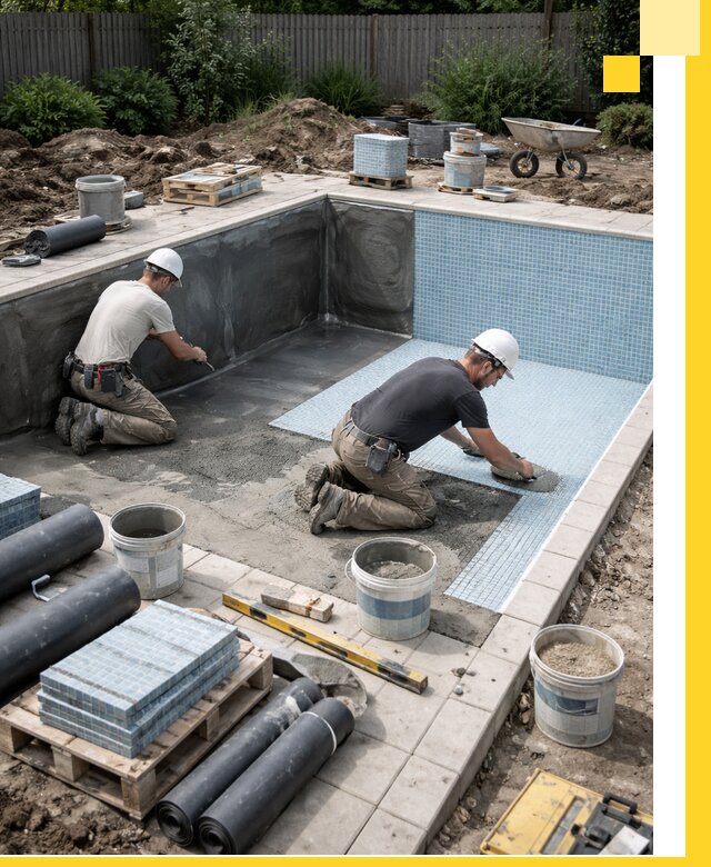 Проектирование и строительство стационарных бассейнов в Уфе