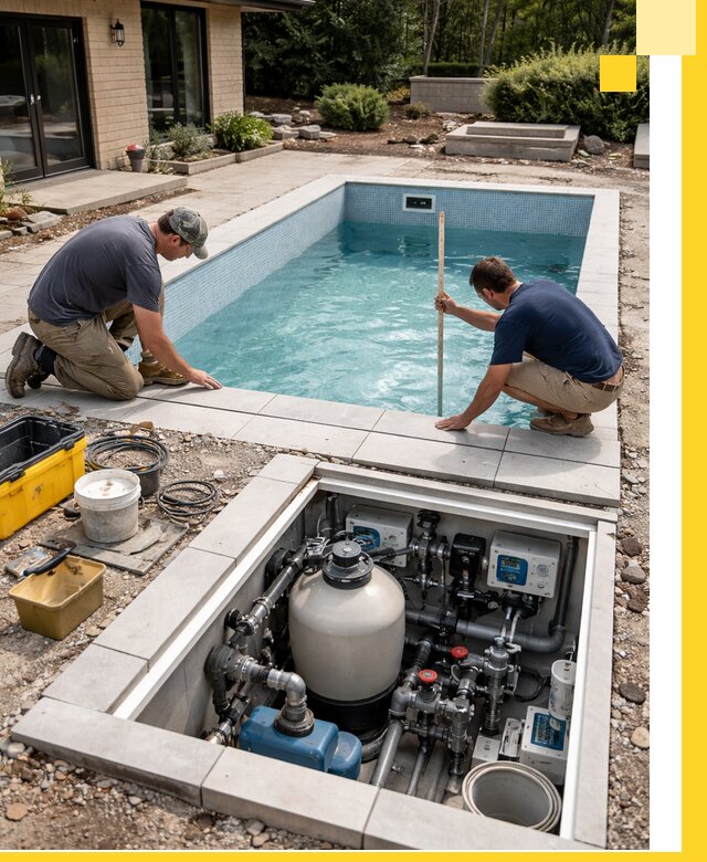 Строительство качественных домашних бассейнов под ключ в Уфе