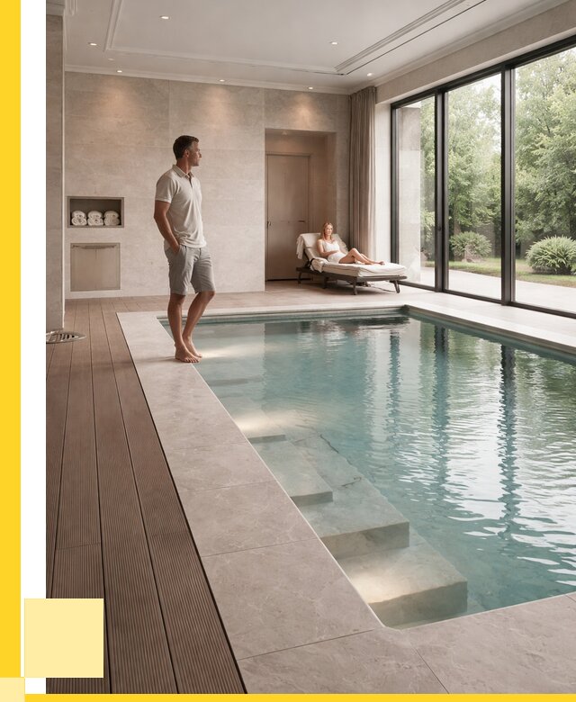 Бассейны в коттедже под ключ в Уфе от 1233000 р. | ЭриданУфа