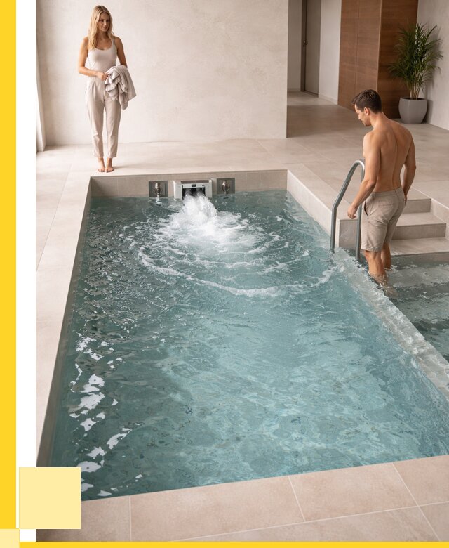 Бассейн с противотоком в Уфе от 256875 р. | ЭриданУфа