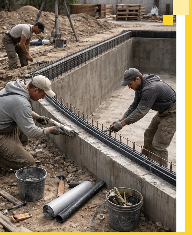 Качественный монтаж чаши бассейна в Уфе под ключ с гарантией