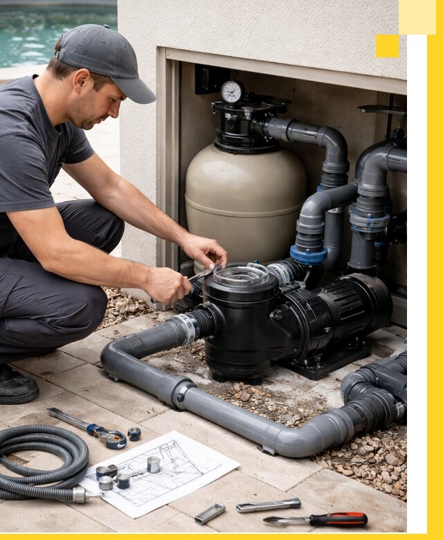 Поставка, монтаж и сервис насосов для бассейнов в Уфе