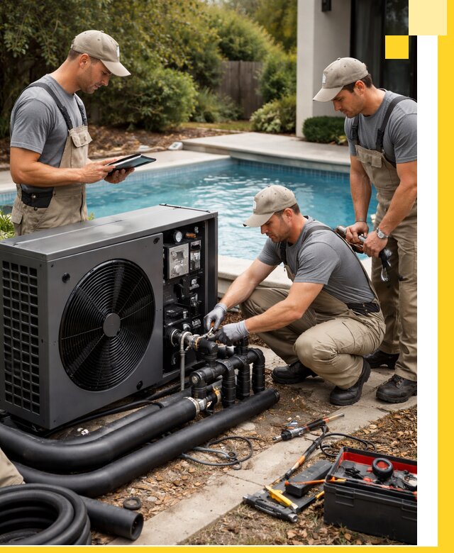 Проектирование и установка тепловых насосов для бассейнов в Уфе