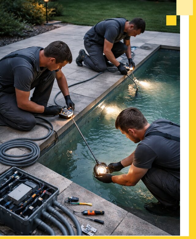 Профессиональное освещение бассейнов в Уфе: дизайн и монтаж