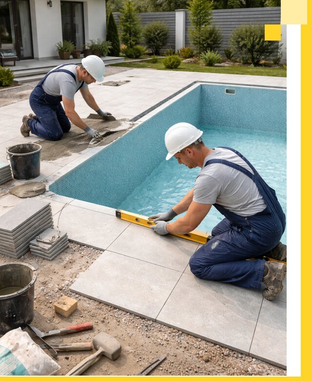 Строительство и монтаж плавательных бассейнов под ключ в Уфе