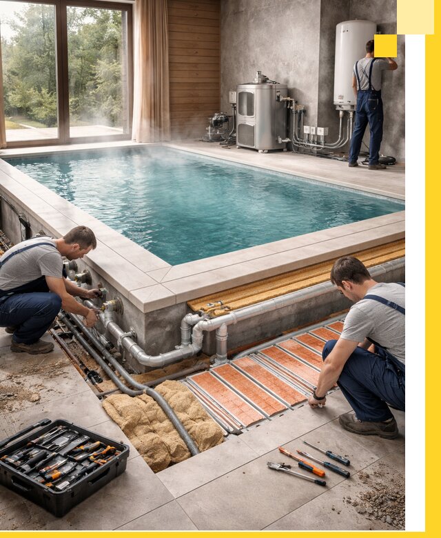 Проектирование и строительство тёплых бассейнов в Уфе