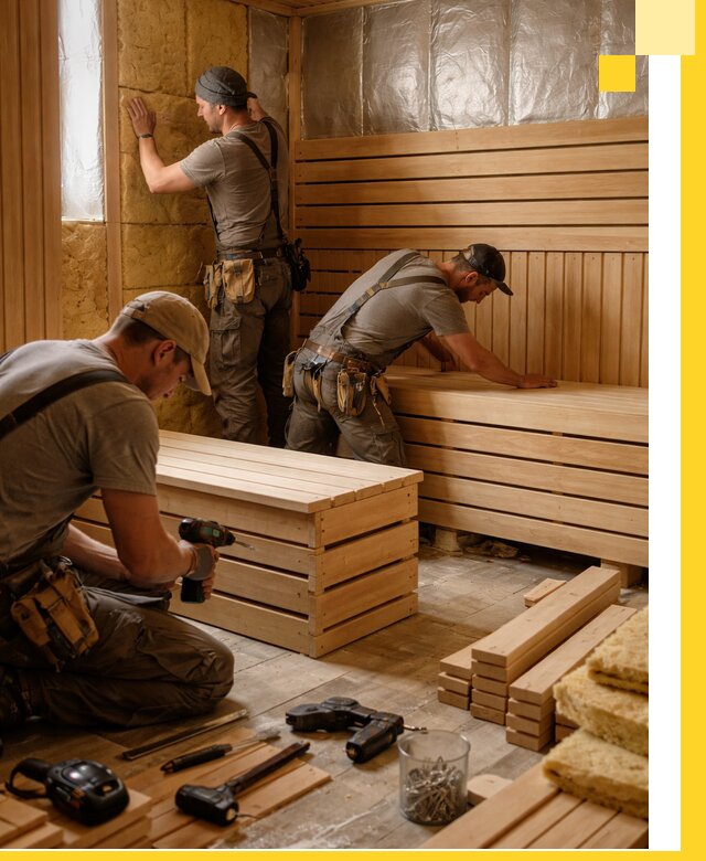 Профессиональное строительство саун под ключ в Уфе