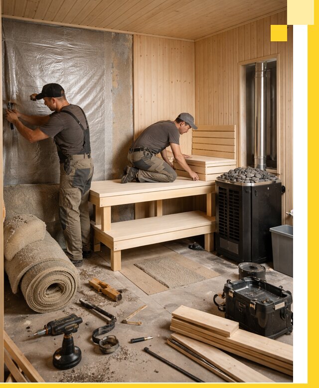 Проекты саун под ключ в Уфе дизайн и строительство