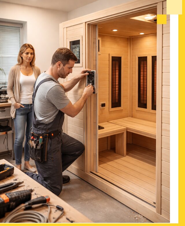 Инфракрасные сауны под ключ в Уфе продажа и установка