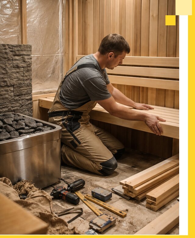 Сауны для дома под ключ с проектированием и монтажом в Уфе