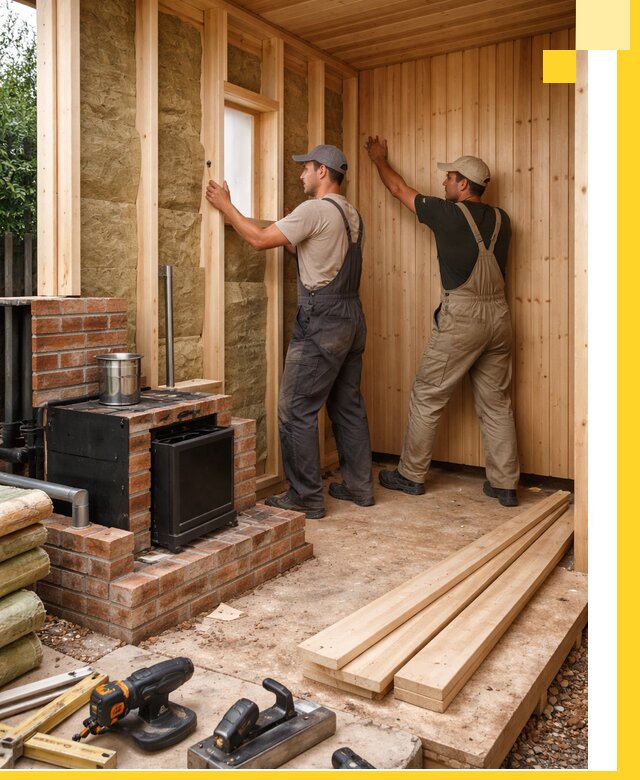 Строительство и установка дачных саун под ключ в Уфе