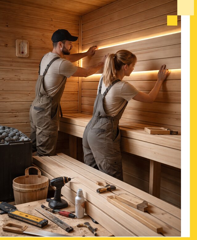 Дизайн саун и бань под ключ с индивидуальным проектом в Уфе