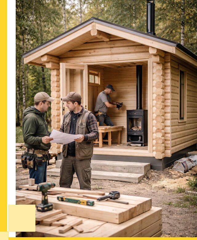 Монтаж бань под ключ в Уфе — от 205500 р. | ЭриданУфа