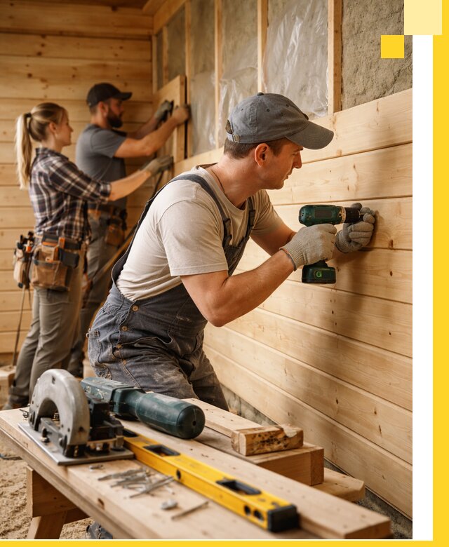 Обшивка бань под ключ в Уфе: отделка стен и потолков