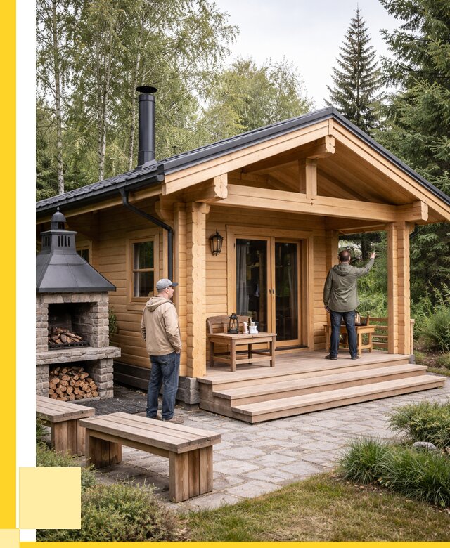 Деревянные бани под ключ в Уфе от 462375 р. | ЭриданУфа