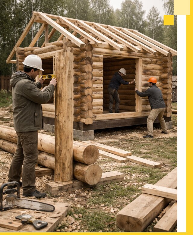 Строительство бань для дачи под ключ в Уфе с доставкой и монтажом