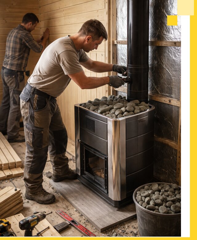 Проектирование и строительство парилок для бани в Уфе под ключ