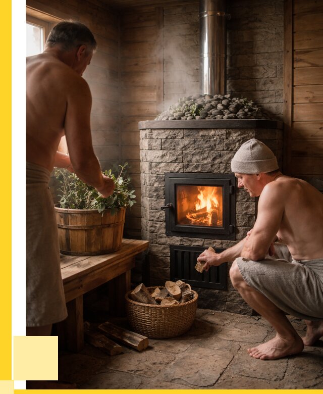 Банные печи под ключ в Уфе от 46238 р. | ЭриданУфа кирпичная