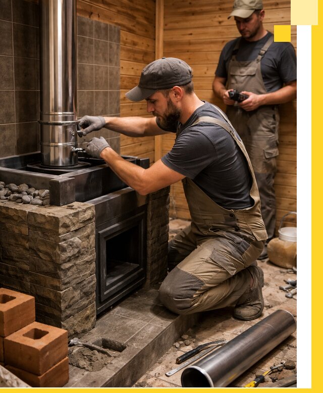 Изготовление и установка банных печей под ключ в Уфе