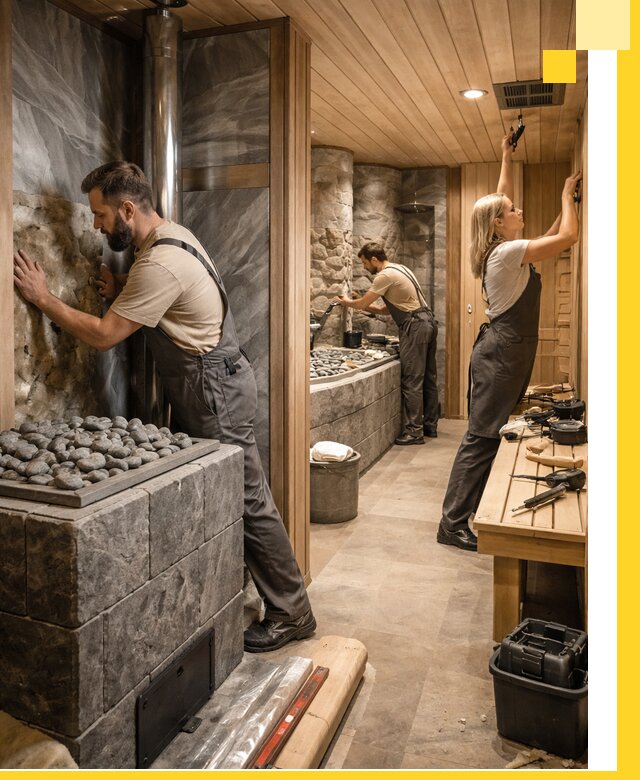 Строительство бань и SPA процедур в Уфе под ключ и отделкой