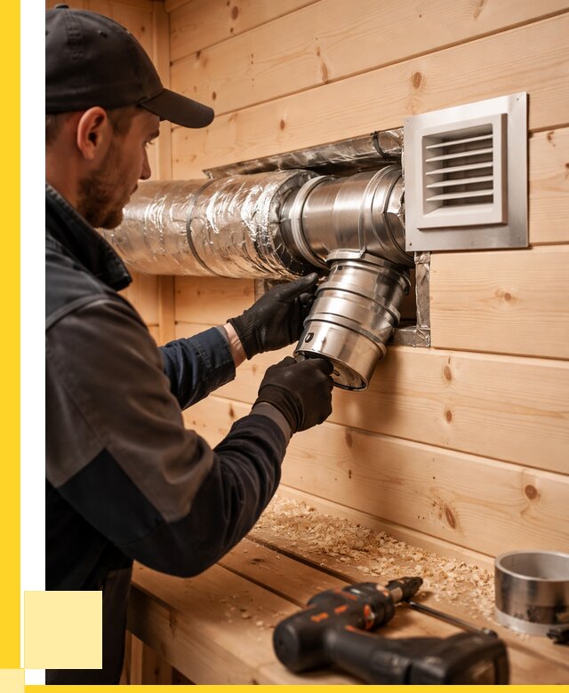 Монтаж вентиляции бани в Уфе от 12330 р. | ЭриданУфа