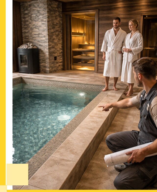 Проект бани с бассейном под ключ в Уфе от 66788 р. | ЭриданУфа