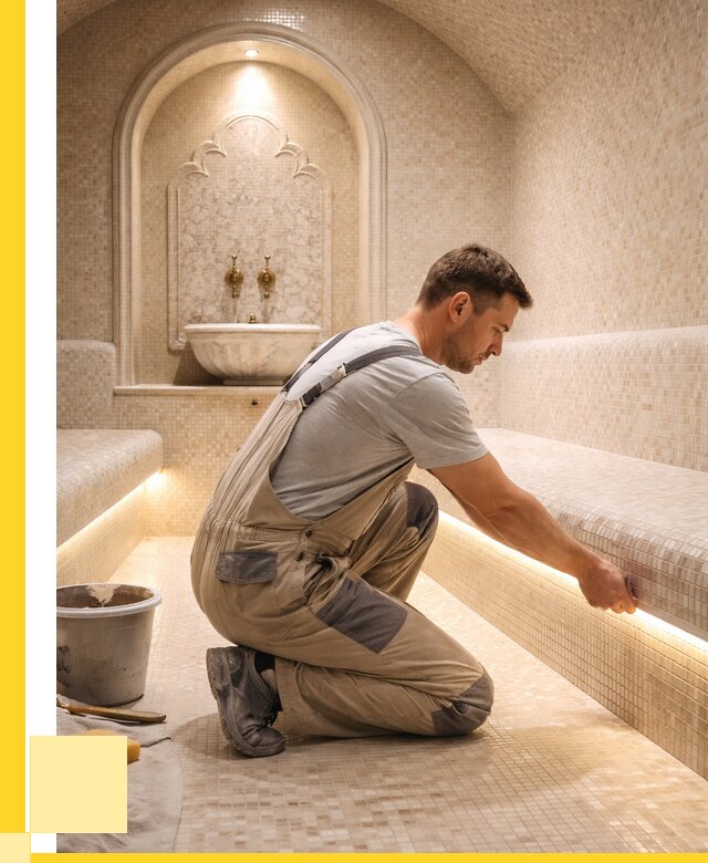 Отделка хамамов под ключ в Уфе от 5651 р. | ЭриданУфа